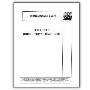 Model 019 Head Shop Manual