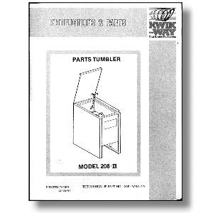 Model 208 II Parts Tumbler Manual