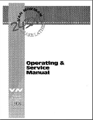 Model 243xv Brake Lathe Manual