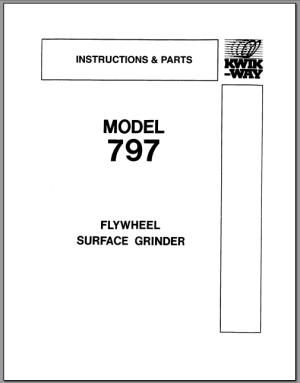 Model 797 Flywheel Grinder Manual