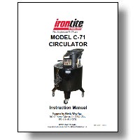 (image for) MODEL C-71 CIRCULATOR MANUAL