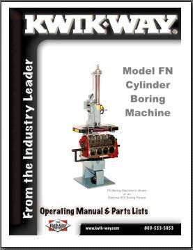 (image for) Model FN Boring Bar Manual