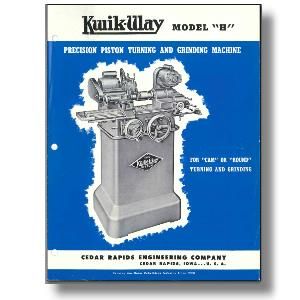 Model H Piston Turning and Grinding Machine Manual