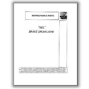 Model NEL Brake Drum Lathe Manual