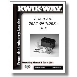 (image for) Model SGA II Seat Grinding Manual