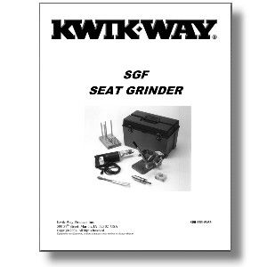 Model SGF Seat Grinder Manual