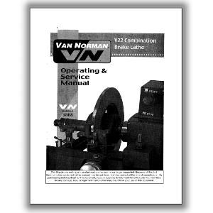 (image for) Model V22 Combination Brake Lathe Manual