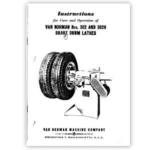 (image for) Model 302 - 320H Van Norman Manual